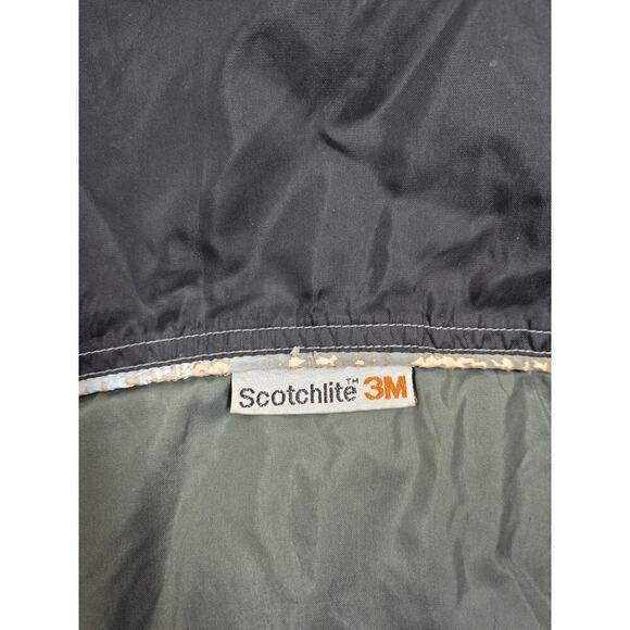 Firstgear Motorcycle Convertible Nylon Rain Jacket /Bag Black/Green  Sz L - Picture 7 of 9